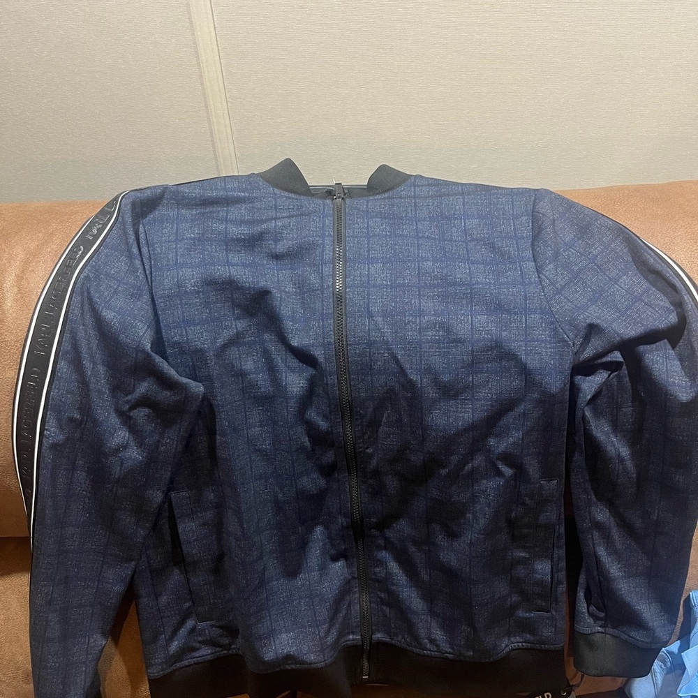 Karl Lagerfeld Navy Bomber Jacket